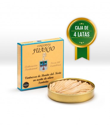 Ventresca de Bonito del Norte en Aceite de Oliva Lata 280 gramos