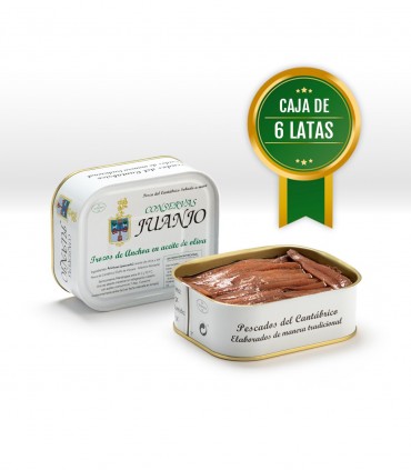 Trozos de Anchoa del Cantábrico en Aceite de Oliva Lata 335 gramos