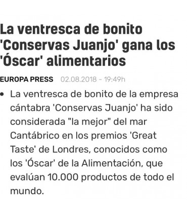 Ventresca de Bonito del Norte en Aceite de Oliva Lata 115 gramos