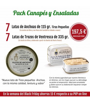 Pack Canapés y Ensaladas