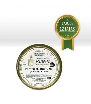 Anchoa del Cantábrico en Aceite de Oliva Lata 115 g - Tira pequeña